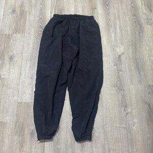US Army JWOD Skilcraft Black ankle Zip Men XLarge Long windbreaker pants